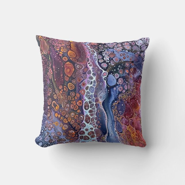Modern Fluid Art Unisex Cushion (Front)