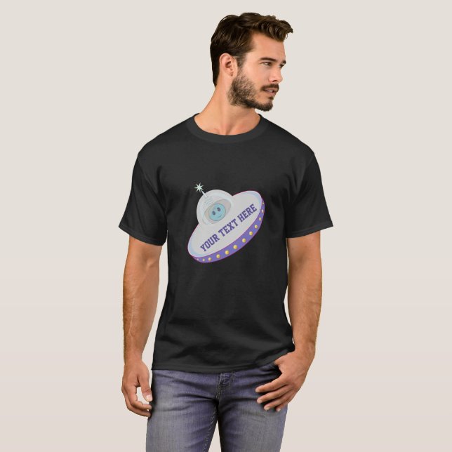 Modern flying saucer T-Shirt (Front Full)