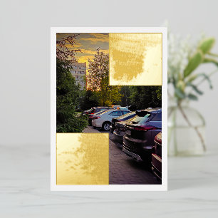 Modern Foil Urban Foil Invitation – Customisable
