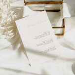 Modern Foil White Wedding Details Enclosure Card<br><div class="desc">Design features an handwritten font and modern minimalist design. Designed to coordinate with for the «SERENA» Wedding Invitation Collection. To change details, click «Personalize this template». To move the text or change the size, font, or color, click «Edit using Design Tool». View the collection link on this page to see...</div>