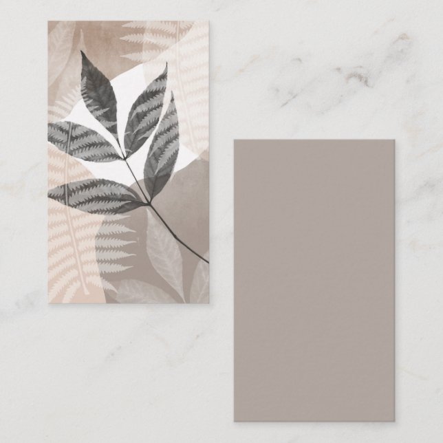 Modern Foliage Business Card (Front/Back)
