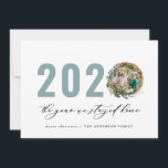 Modern foliage wreath 2020 stayed home holiday card<br><div class="desc">Modern minimal foliage wreath Merry Christmas 2020 the year we stayed home script holiday Christmas card. Hand painted eucalyptus,  minimal foliage and modern rustic rattan wreath give this holiday card a luxurious feel. In classy greens,  browns and greys.</div>