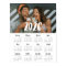 Modern font 2026 family photo calendar
