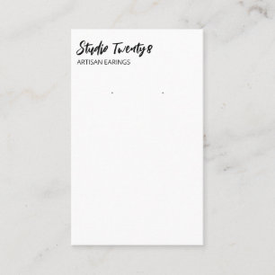Modern Font Earring Display Cards