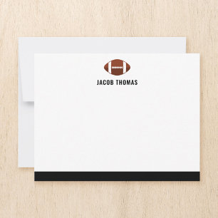 Modern Football Personalised Flat Card