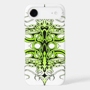Modern Forest Green Celtic-Inspired Tribal Tattoo