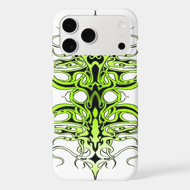 Modern Forest Green Celtic-Inspired Tribal Tattoo  (Back)