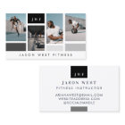 Modern Four Photo Collage Personal Trainer Fitness