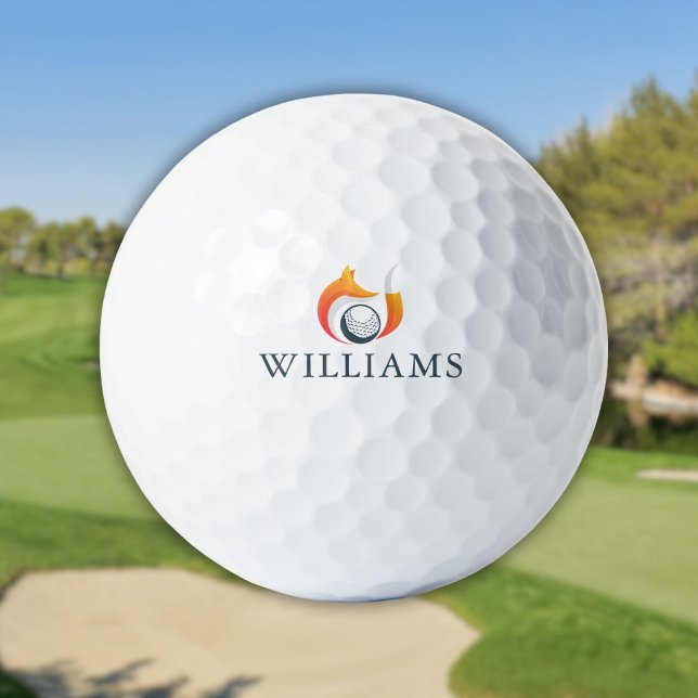 Modern Fox And Ball Personalised Name (Modern Fox And Ball Personalized Name)