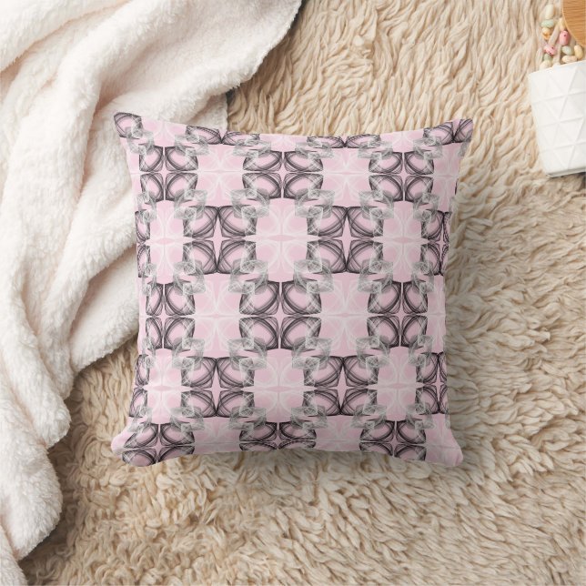 Modern Fractal Pattern Cushion (Blanket)
