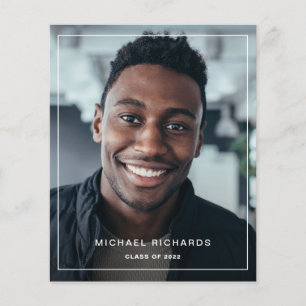 Modern Frame BUDGET Photo Graduation Announcement