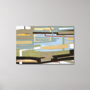 Modern Free Expression Painting by Norman Wyatt Canvas Print