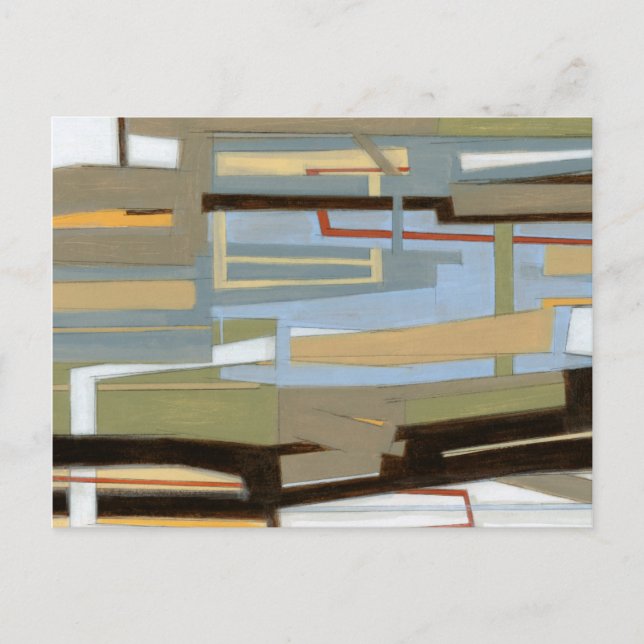 Modern Free Expression Painting by Norman Wyatt Postcard (Front)