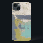 Modern Free Expression Painting iPhone 13 Case<br><div class="desc">This modern free expression painting was created by Megan Meagher. Purple,  light blue and white brush strokes lay over a background of light green. Get a copy of this print today!</div>