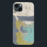 Modern Free Expression Painting iPhone 13 Case<br><div class="desc">This modern free expression painting was created by Megan Meagher. Purple,  light blue and white brush strokes lay over a background of light green. Get a copy of this print today!</div>