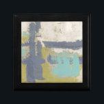 Modern Free Expression Painting Gift Box<br><div class="desc">This modern free expression painting was created by Megan Meagher. Purple,  light blue and white brush strokes lay over a background of light green. Get a copy of this print today!</div>