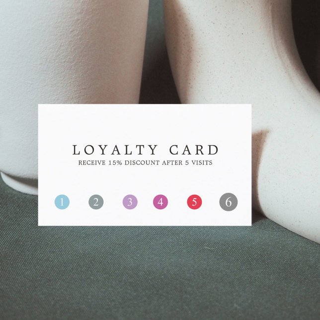 Modern Fresh Colourful Beauty Salon Loyalty (Creator Uploaded)