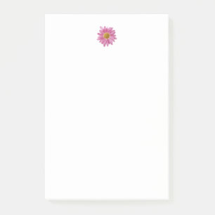 Modern Fresh Pink Daisy Her Desk Post-it Notes