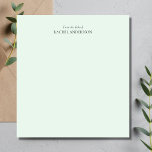 Modern From the Desk of Notepad<br><div class="desc">An elegant 'From the desk of' notepad which can be personalised with the inclusion of a name. The design is modern,  elegant and minimalist,  ideal for use at your home or work office.</div>