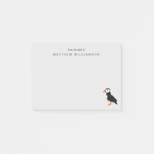 Modern From The Desk of Puffin Bird  Post-it Notes