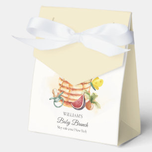 Modern Fruit Pancake Pacifier Brunch Baby Shower  Favour Box