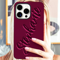 Modern Fuchsia Minimalist Script Name