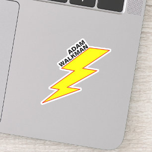 Modern Full Name (Lightning Bolt) Waterproof 