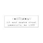 Modern Fun Casual Handwriting Return Address Stamp