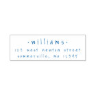 Modern Fun Casual Handwriting Return Address Stamp