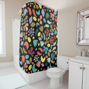 Modern Fun Colourful Design Shower Curtain