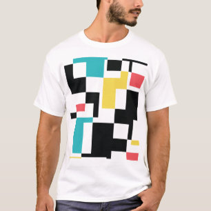Modern, fun, colourful geometric graphic design T-Shirt