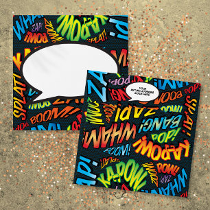Modern Fun Comic Book Personalised Return Address Envelope