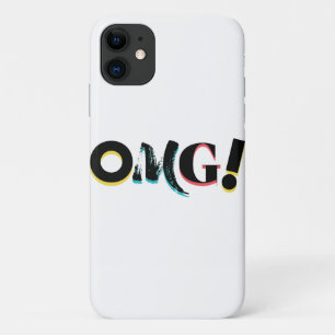Modern, fun, vibrant, bold, trendy design of OMG! Case-Mate iPhone Case