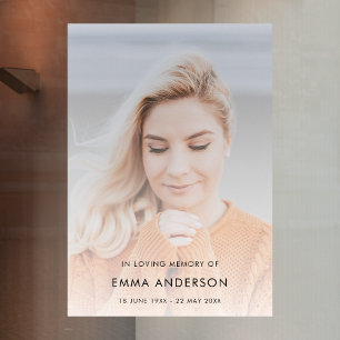 Modern Funeral Celebration of Life Large Photo