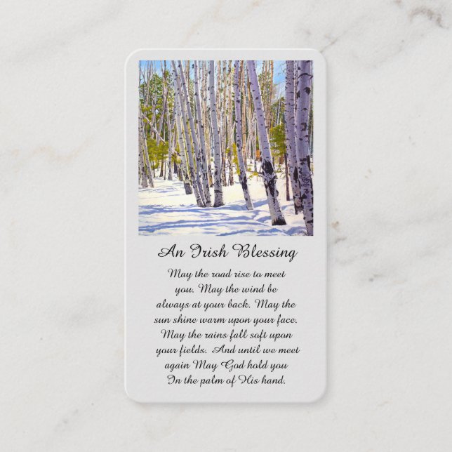 Modern Funeral Memorial Sympathy Card (Front)