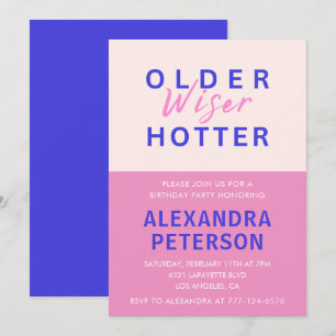 Modern Funny 96th birthday Invitation