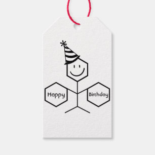 Modern Funny Chemist Pharmacist Birthday Chemistry Gift Tags