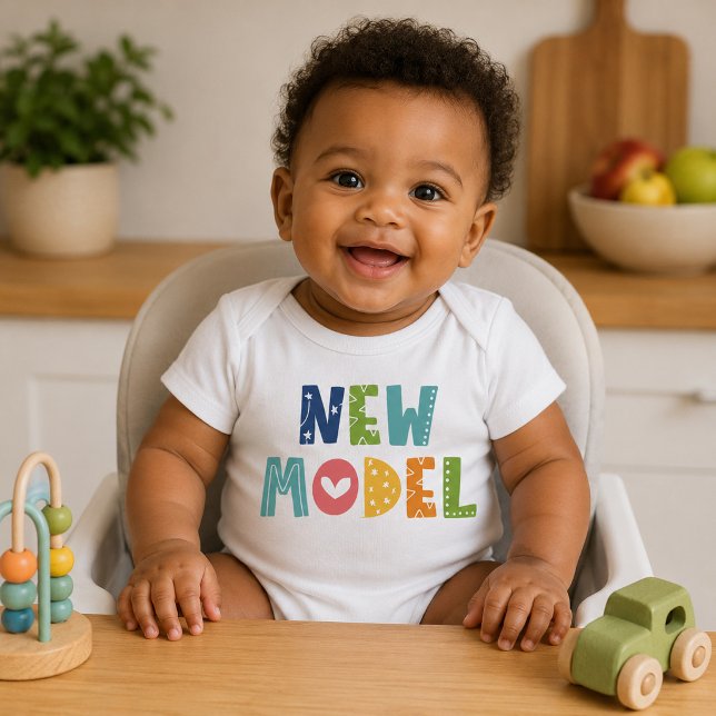 Modern Funny Cute Witty New Model Second  Baby Bodysuit (Creator Uploaded)