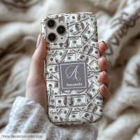 Modern funny gift for money lovers with dollars