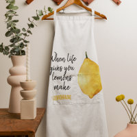 Modern Funny Lemon Yellow Quote