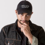 Modern funny Wendy Williams quote White Text<br><div class="desc">Modern funny Wendy Williams quote White Text Embroidered Baseball Cap.
Hope you love this design!</div>