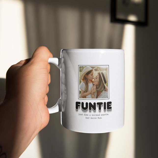 Modern Funtie Auntie Photo Coffee Mug (Creator Uploaded)