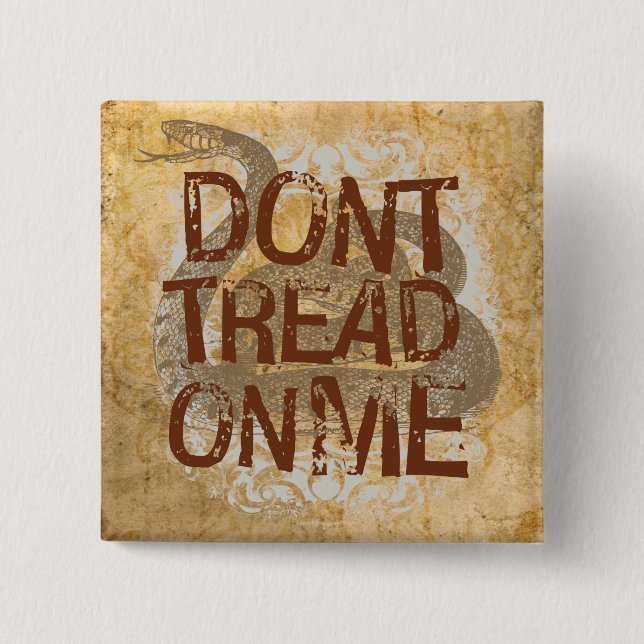 Modern Gadsden Dont Tread On Me Buttons (Front)