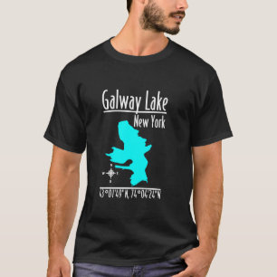 Modern Galway Lake - New York T-Shirt
