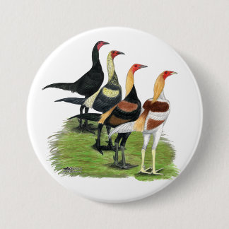 Modern Game Quartet 7.5 Cm Round Badge