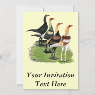 Modern Game Quartet Invitation