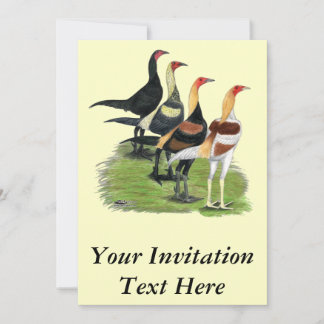 Modern Game Quartet Invitation