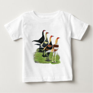 Modern Game Roosters Baby T-Shirt