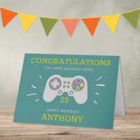 Modern Gamer Any Age Birthday