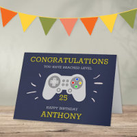 Modern Gamer Any Age Birthday